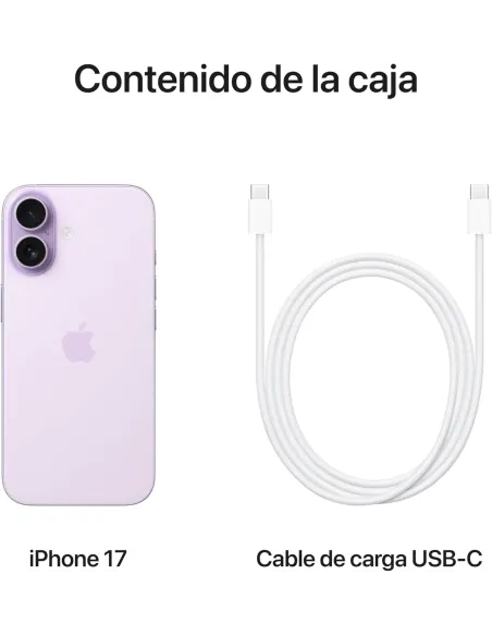 Smartphone Apple iPhone 17 512GB Lavanda