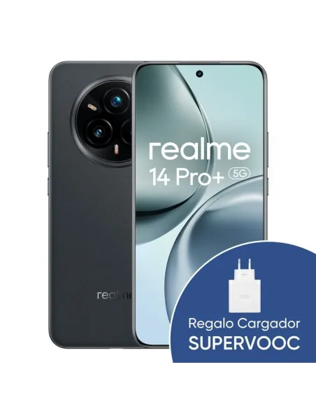 Realme 14 PRO 5G 12GB/512GB Smartphone 6.83" 120Hz 80W Android 15 Gris + Cargador 120W