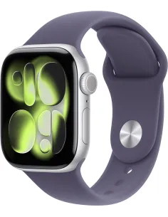 Apple Watch Series 11 GPS + Cellular 42mm MF8J4QL/A Caja Aluminio Plata con Correa Deportiva Niebla Lila (Talla M/L)