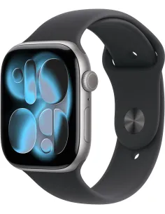 Apple Watch Series 11 GPS + Cellular 46mm MFCA4QL/A Caja de Aluminio con Correa Deportiva Gris (Talla M/L)