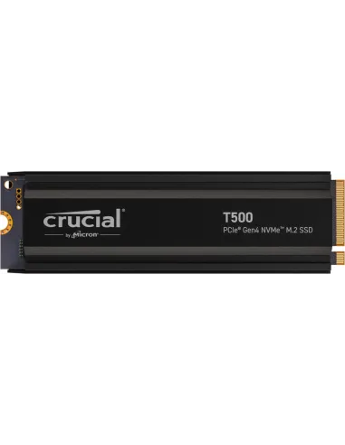 Crucial T500 4TB CT4000T500SSD5 M.2 PCIe 4.0 NVMe 7000MB/s con Disipador térmico apto para Gaming/PC/Consola