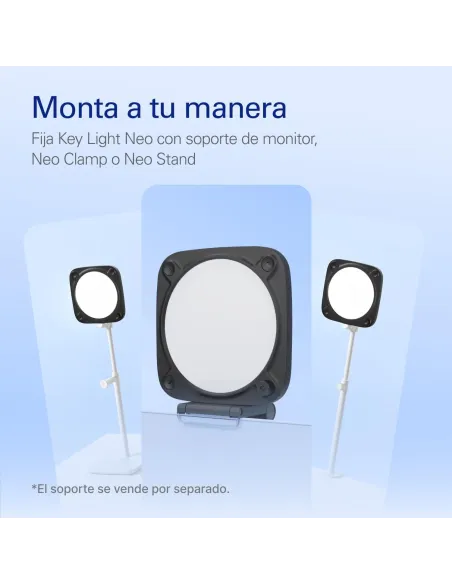 Lampara LED Elgato Key Light Neo Negro