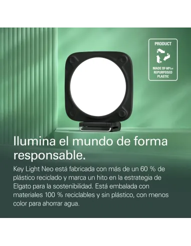 Lampara LED Elgato Key Light Neo Negro