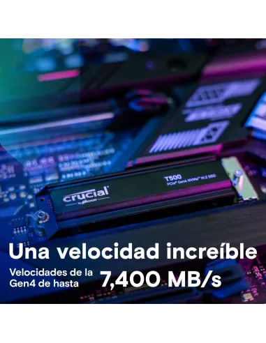Disco Duro SSD Crucial T500 4TB CT4000T500SSD5