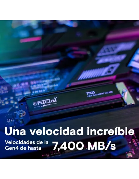 Disco Duro SSD Crucial T500 4TB CT4000T500SSD5