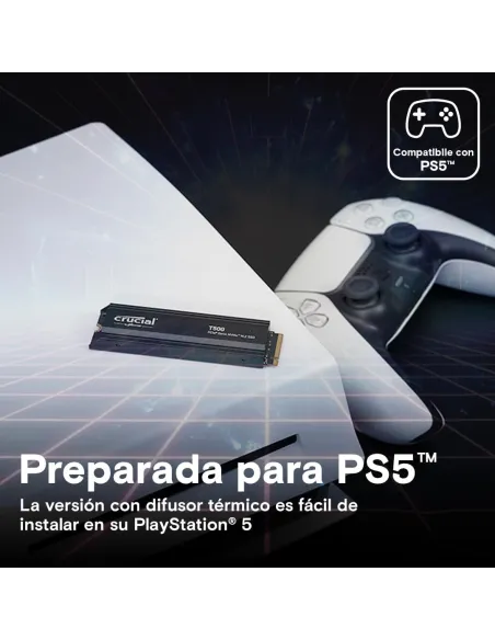 Disco Duro SSD Crucial T500 4TB CT4000T500SSD5