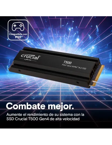 Disco Duro SSD Crucial T500 4TB CT4000T500SSD5