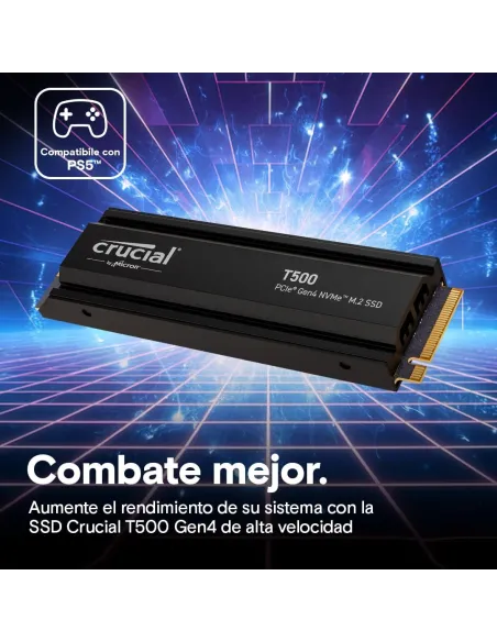 Disco Duro SSD Crucial T500 4TB CT4000T500SSD5