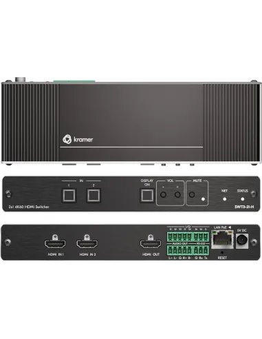 Kramer Electronics SWT3-21-H2x1 Splitter HDMI 4K@60Hz