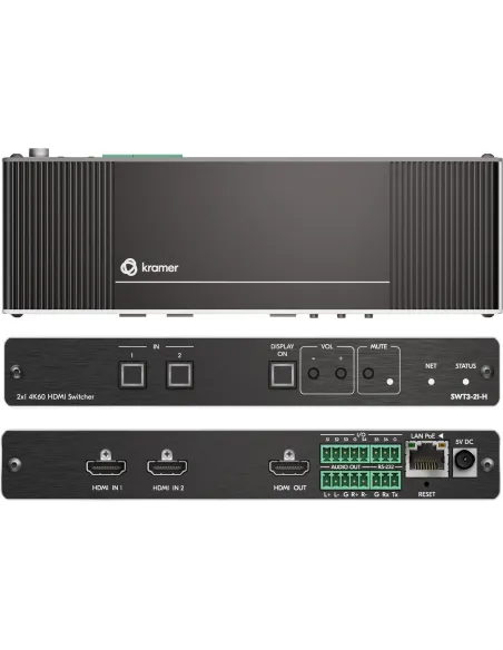 Kramer Electronics SWT3-21-H2x1 Splitter HDMI 4K@60Hz