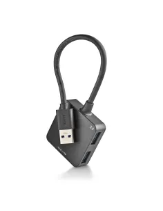 NGS IHUB 3.0 TINY HUB USB-A a x4USB-A Negro-DATA63375