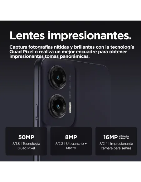 Smartphone Motorola Moto G35 5G 8/256GB Negro