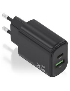Aisens A110-0910 Cargador USB-A/USB-C Negro-AATCAT0494