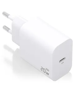Aisens A110-0938 Cargador de Smartphone GaN 20W 1xUSB-C PD30 Blanco-AATCAT0499