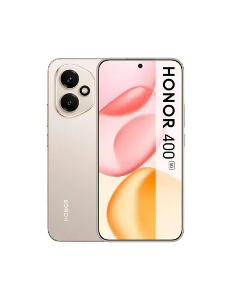 Honor 400 5G 8GB/256GB Dorado Pantalla 6.55" AMOLED 200MP IA 66W WiFi AX + Auriculares Earclip Android 15
