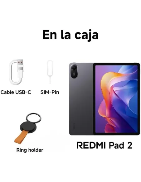 Tablet Xiaomi Redmi Pad 2 11" 8/256GB Gris Grafito