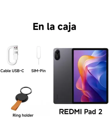 Tablet Xiaomi Redmi Pad 2 11" 4/128GB Gris Grafito