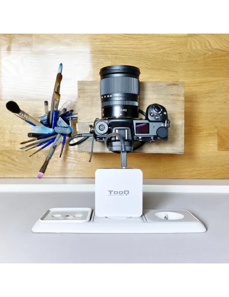 TooQ TQWC-2SC03WT Cargador de Pared Universal USB-A/USB-C 48 W Carga Rápida Blanco