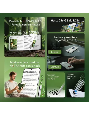 Smartphone TCL 60 Ultra NXTPAPER 5G 7.2" 12GB/512GB Negro