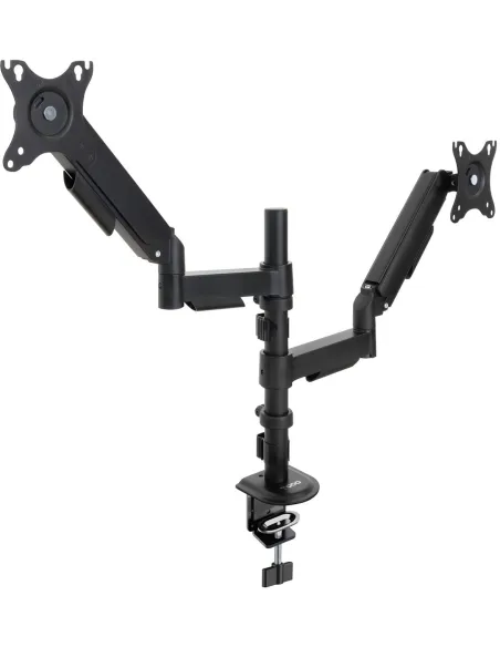 TooQ DB1533TNR-B Soporte de Mesa para 2 Pantallas 17”-32” Negro