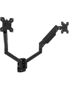 TooQ LP1434TNR-B Soporte de Pared 2 Brazos para 2 Pantallas 13”-34 Negro-AISATV0447