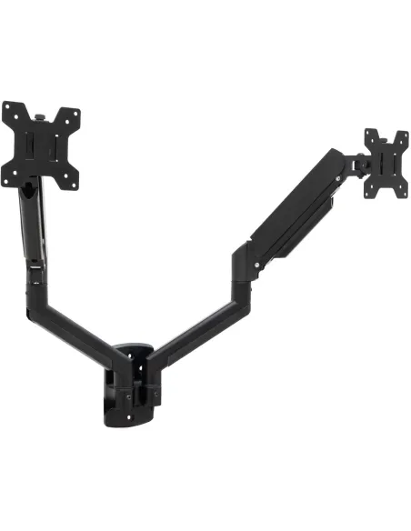 TooQq LP1434TNR-B Soporte de Pared 2 Brazos para 2 Pantallas 13”-34 Negro