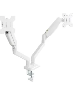 TooQ DB1434TNR-W Soporte de Mesa 2 Brazos para 2 Pantallas 13”-34” Blanco-AISATV0445