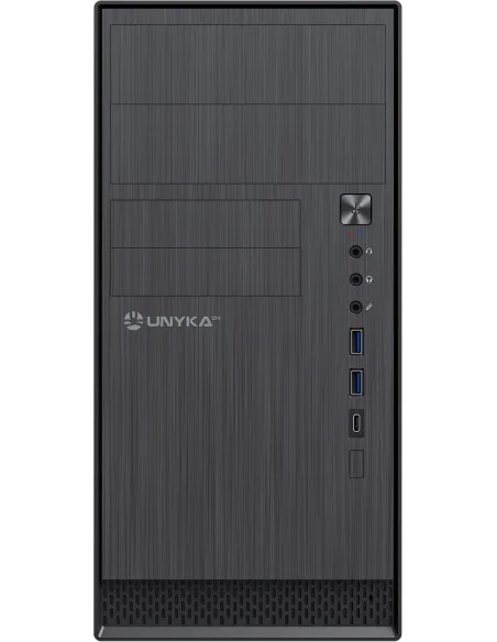 UNYKAch AERO C12 V2 Negra Caja Micro ATX USB 3.0/Type-C Audio HD