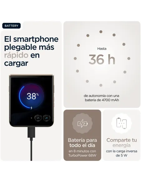 Smartphone Motorola Razr 60 Ultra 5G 16/512GB Madera