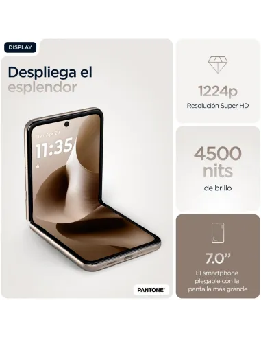 Smartphone Motorola Razr 60 Ultra 5G 16/512GB Madera