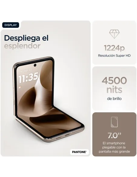 Smartphone Motorola Razr 60 Ultra 5G 16/512GB Madera