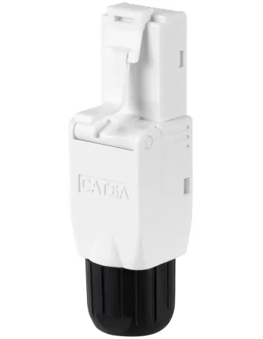 Nanocable 10.21.0601 Conector RJ45 UTP Cat.6A, Auto Crimpable, Sin Herramientas (10 Uds), Blanco