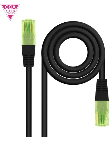 Cable de red Nanocable 10.20.1401-L150-BK