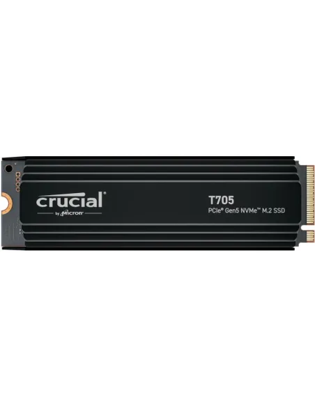 Crucial T705 HS 1TB SSD PCIe Gen 5 NVMe M.2 con Disipador de Calor