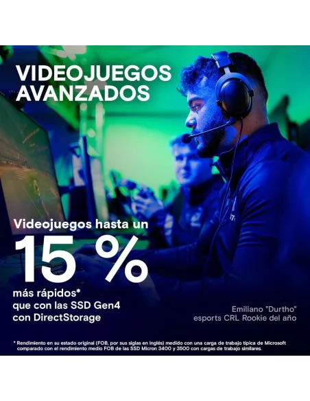 Disco Duro SSD Crucial T705 HS 1TB CT1000T705SSD5