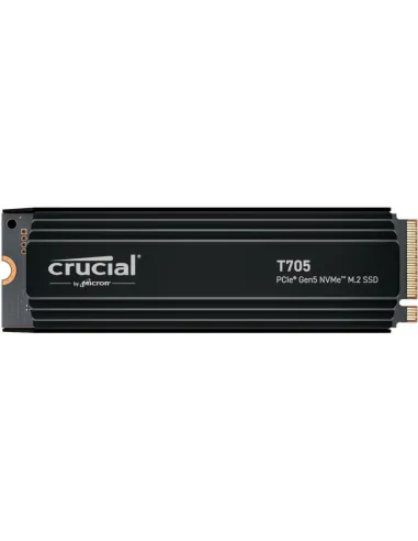 Crucial T705 HS 1TB SSD PCIe Gen 5 NVMe M.2 con Disipador de Calor