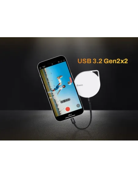 Disco Duro SSD Externo Biwin PM2000 4TB BM350NN04TB-RGX