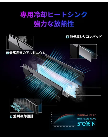 Memoria RAM Biwin Black Opal HX100 BXH53260HX1-D36DB