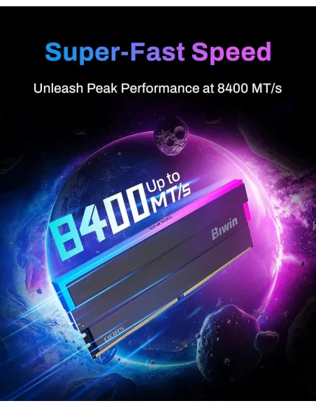 Memoria RAM Biwin DW100 Black Opal RGB BXL53260DW1-D36DB