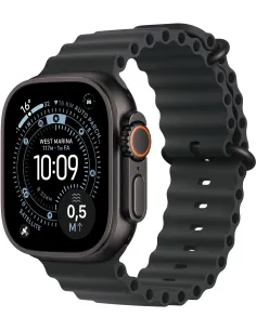 Apple Watch Ultra 3 GPS + Cellular 49mm MF0J4QL/A Caja de Titanio Negro con Correa Ocean Negra (Talla Única)-AATWAB0634