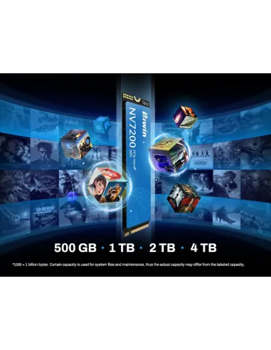 Disco Duro SSD Biwin NV7200 1TB BNV720001TB-RGX