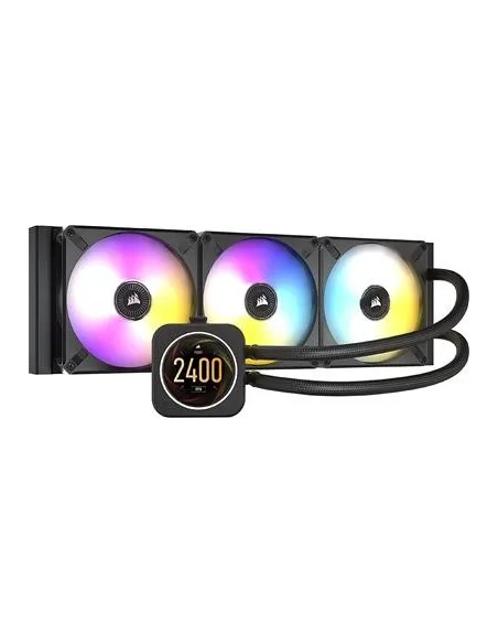 Corsair iCUE H150i ELITE LCD XT Kit de Refrigeración Líquida 360mm Negro