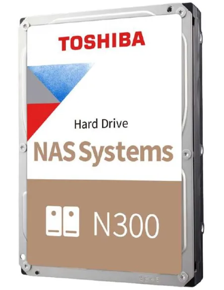 Toshiba N300 12TB HDWG51CUZSVA Disco Duro Interno para NAS 3.5" SATA3 7200RPM