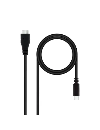 Nanocable Cable USB 3.0, USB-C/M-Micro B/M 1 m