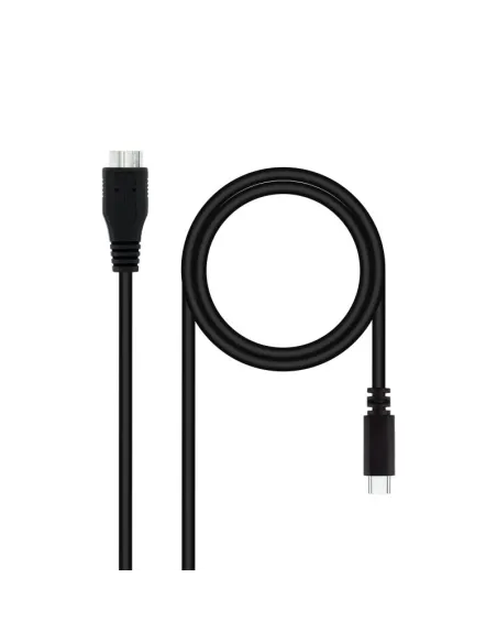 Nanocable Cable USB 3.0, USB-C/M-Micro B/M 1 m