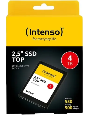 Intenso 3812480 4TB 2.5" SSD TOP SATA3 | hasta 550 MB/s