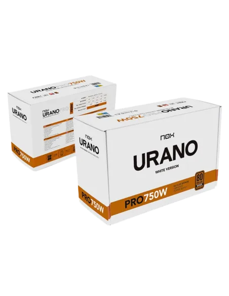 Fuente Nox Urano Pro 750W 80 Plus Bronze White