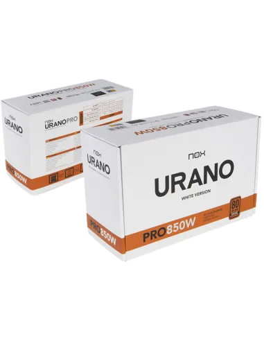 Fuente Nox Urano Pro 850W 80 Plus Bronze White
