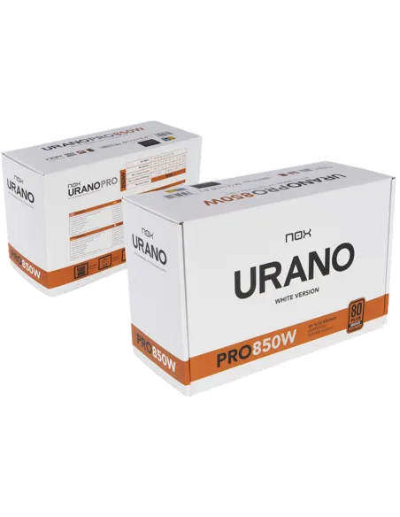 Fuente Nox Urano Pro 850W 80 Plus Bronze White