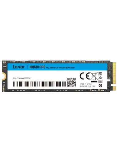 Lexar NM610 PRO 500GB LNM610P500G-RNNNG M2 500 GB PCI Express 30 NVMe